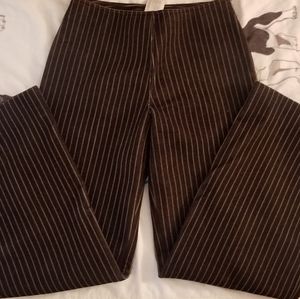 NWOT Jean-Paul Gaultier Striped Velvet Pant